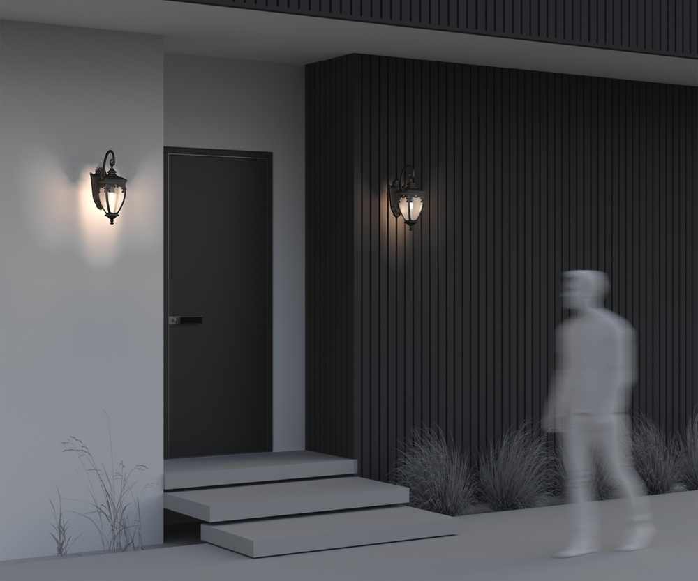 Уличный настенный светильник Outdoor O414WL-01BZ