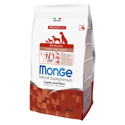 Monge Dog Speciality Puppy&Junior корм для щенков всех пород ягненок с рисом и картофелем 2,5 кг