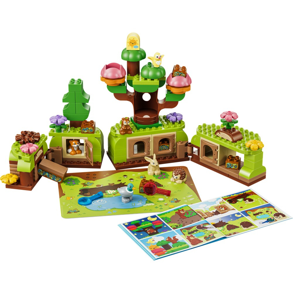 Конструктор LEGO DUPLO Town 10480 Лес первооткрывателей с дикими животными — фото 10