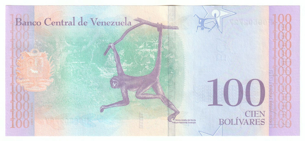 Venezuela, 100 Bolívares, 2018, UNC