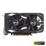 Видеокарта ASUS GeForce RTX3050 OC GDDR6 6GB 96-bit DVI HDMI DP DUAL-RTX3050-O6G