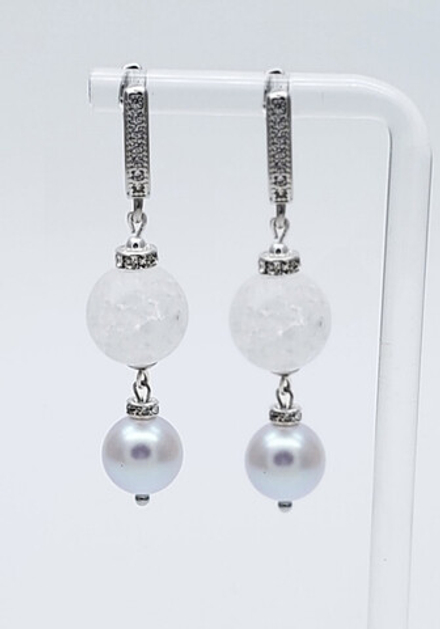 91002041 Серьги Selena Pearls
