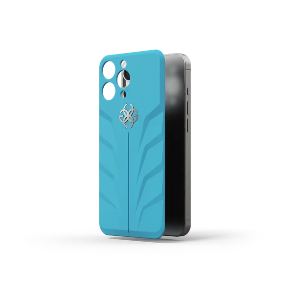 Чехол для iPhone на магните - RSR16 - CURACAO BLUE