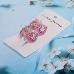 Заколки-краб для волос детские 2 шт «Malvina- Единорожек», 2,4*2,5 см