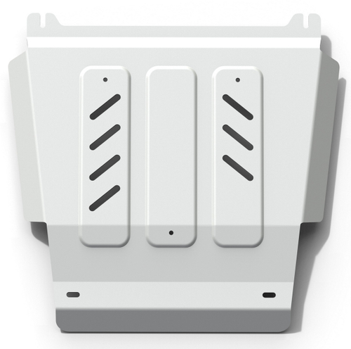 Защита РК Rival для Toyota Tundra II (V - 5.7) 2007-2018 (устанавл-ся совместно с 2333.9511.1.6), штампованная, алюминий 6 мм, с крепежом, 2333.9512.1.6