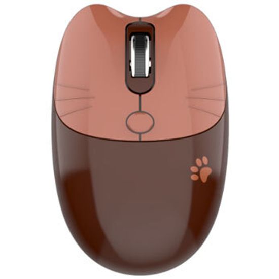 Беспроводная мышь Mofii M3AG 2.4G котик Brown