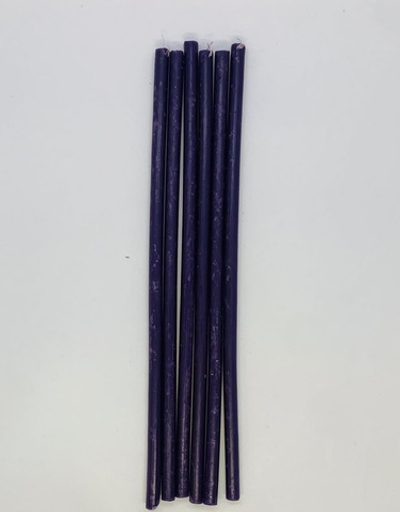 Свеча восковая «Фиолетовая» 20см