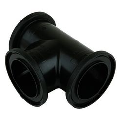 Тройник HENCO ПВДФ, 90 (110)x90 (110)x90 (110)