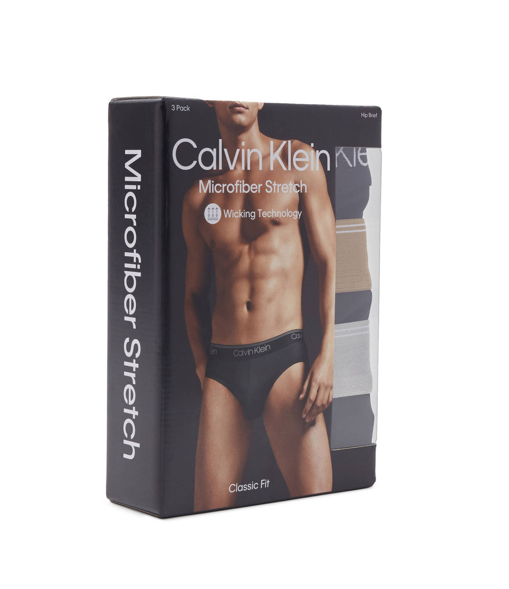 Брифы 3 пары Calvin Klein Underwear - черный(000NB2568A)