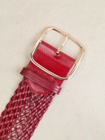 Ремень женский широкий натуральная кожа для джинс платья