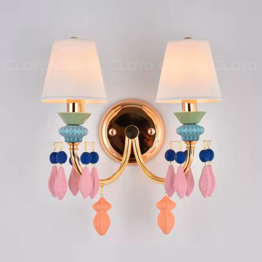 Бра Cloyd LOTTIE-A W2 - цветная керамика (арт.20291)