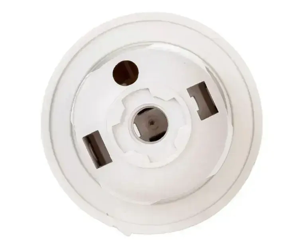 Патрон для лампы E27 пластиковый с кольцом