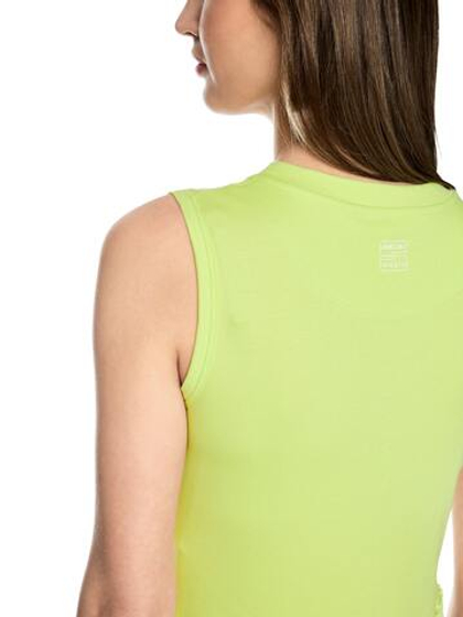 Marc Cain Платье комбинированное с кулиской на талии