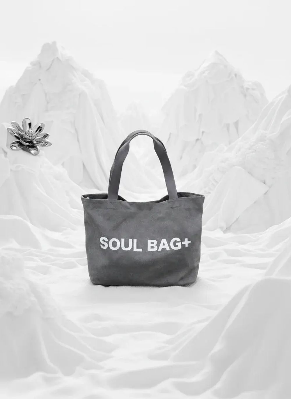 Сумка Ash Garden Soul bag+ Камень серая