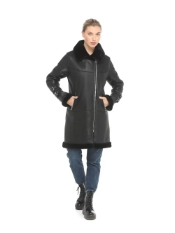 Дубленка натуральная зимняя женская