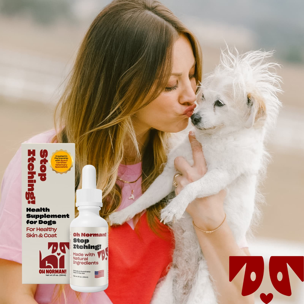 Oh Norman, Прекратите зуд! жидкая добавка для собак, 30 м (1 жидк. унция)