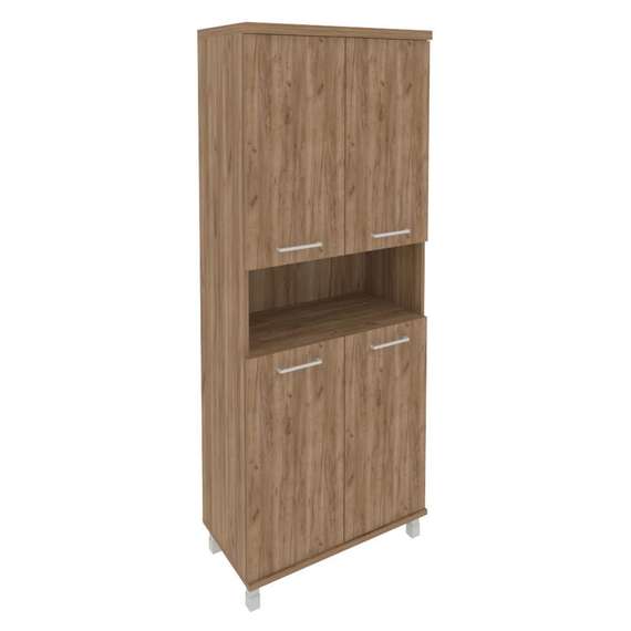 First Шкаф высокий широкий KST-1.5 Дуб Табак 801*432*2060