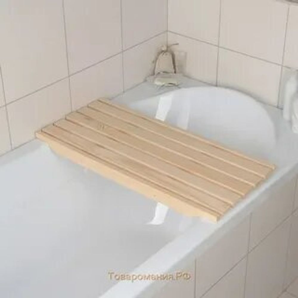 Сиденье в ванну Деревянное узкое