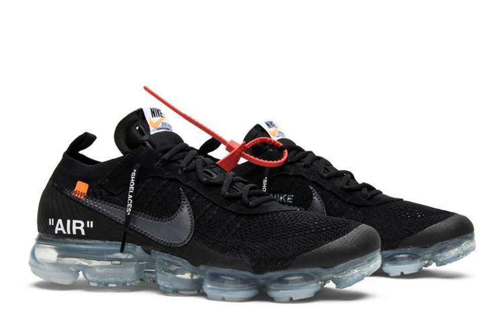 Кроссовки Off-White X Nike Air Vapormax Black The Ten (2018)