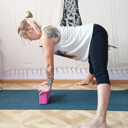 Кирпич для йоги плотный EVA Рамайога