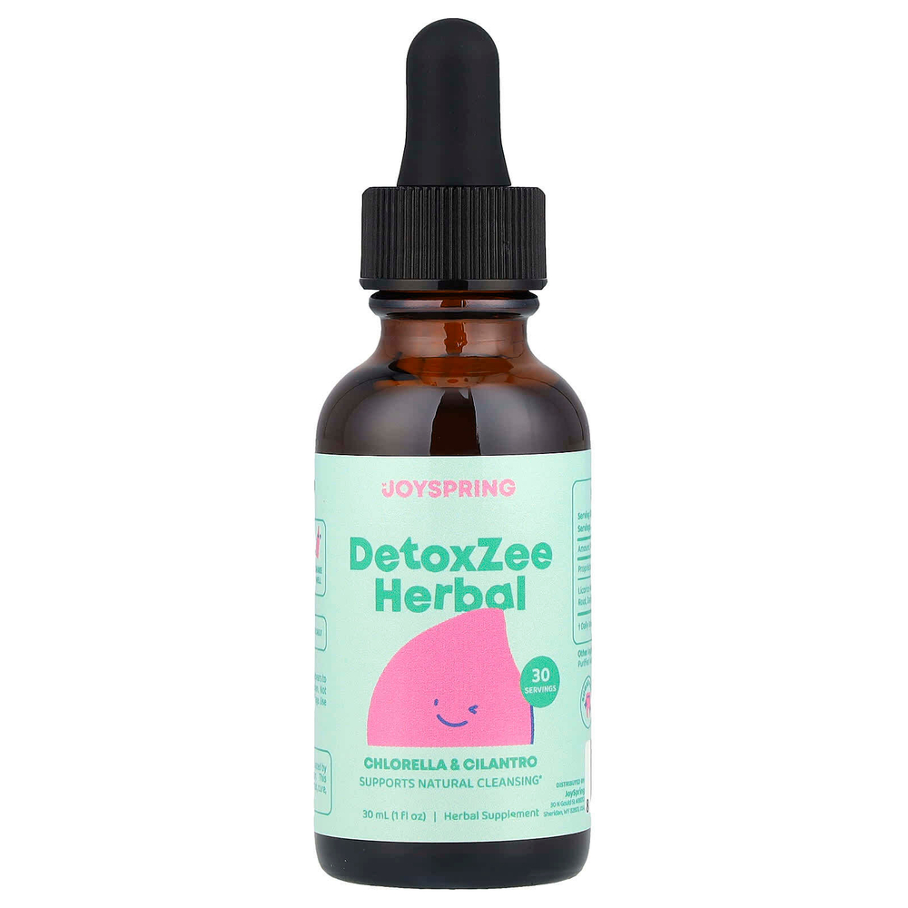 JoySpring, DetoxZee Herbal, 30 мл (1 жидк. Унция)