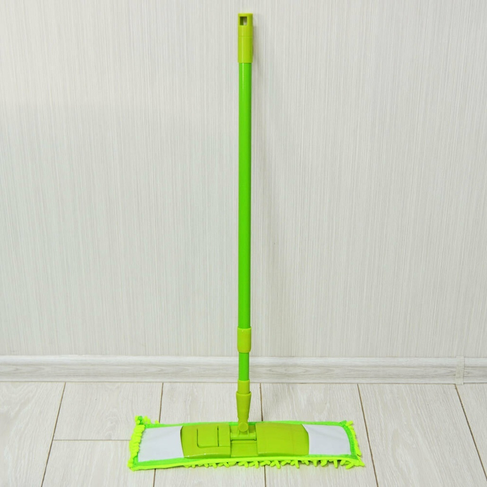 Швабра для пола с насадкой из микрофибры 40см