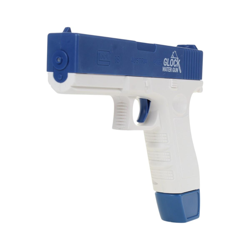 Водный пистолет 27см. аккум. от USB, синий, коробка 6883