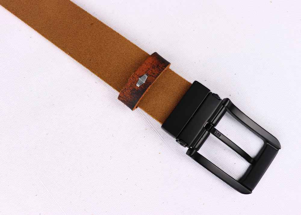 Ремень рыжий лофт