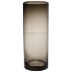 Ваза стеклянная «GREY GLASS» 12*30см, круглая