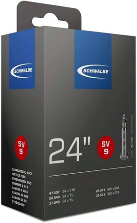 Камера 24" спорт 05-10419313 SV9 24"x1 1/8-1.75 28/47-507/541) IB 40mm SCHWALBE