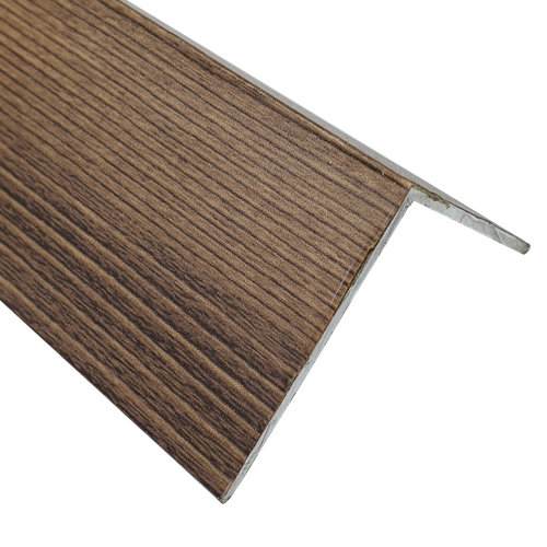 Угол 30*30мм "DO-5" 2,7м Дуб рустик ламинир. алюм.