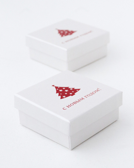 Футляр картонный "ЁЛОЧКА новогодняя"