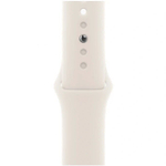 Apple Watch SE 2024, 44 мм, алюминий цвета "сияющая звезда", Starlight Sport Band, S/M (MXEU3)