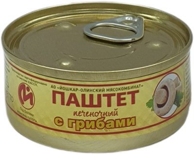 паштет с грибами 100гр*12 (ключ) ЙоЛа *4606639031024