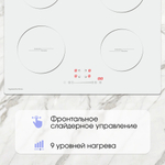 Стеклокерамическая варочная панель Zigmund & Shtain CI 35.6 W