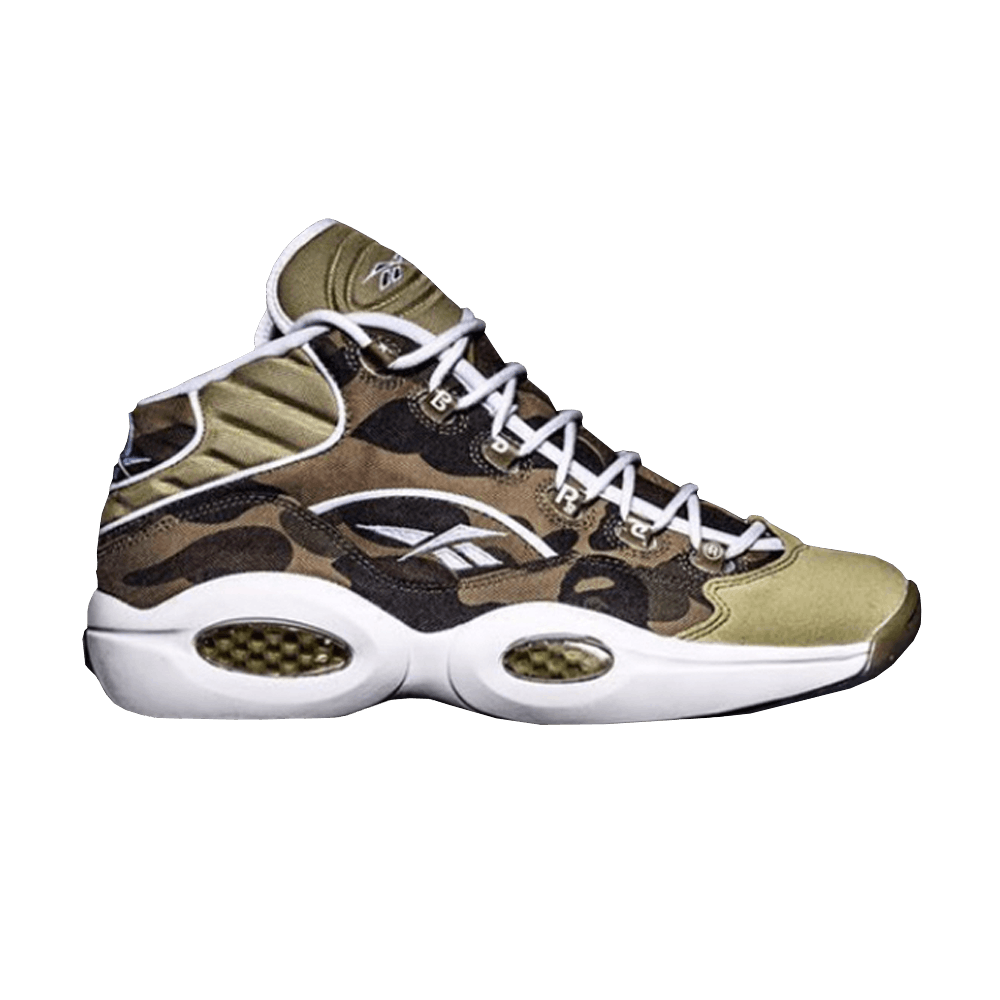 Кроссовки Reebok Question Mid Mita X Bape 1St Camo