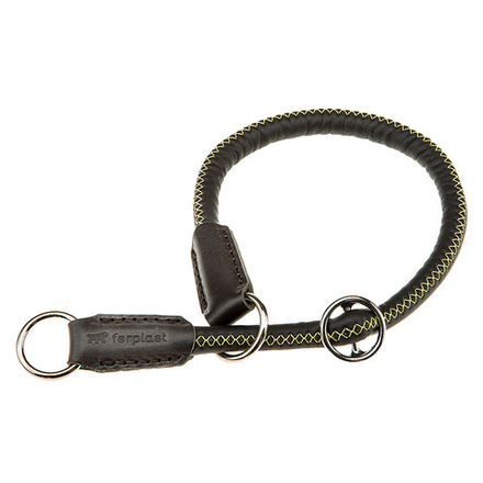 Ошейник-удавка Ferplast DERBY CS12/50 эко-кожа с нейлоновым шнуром черный