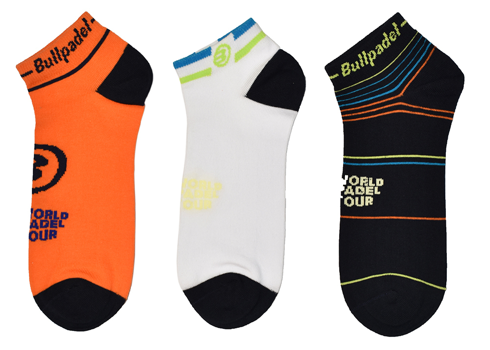 Теннисные носки Bullpadel Technical Socks BPWPT2104 W Short 3P - разноцветный