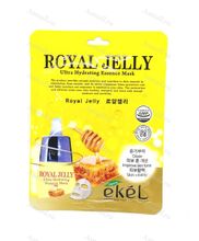 Маска тканевая с Пчелиным маточным молочком ROYAL JELLY, EKEL, 25 мл.