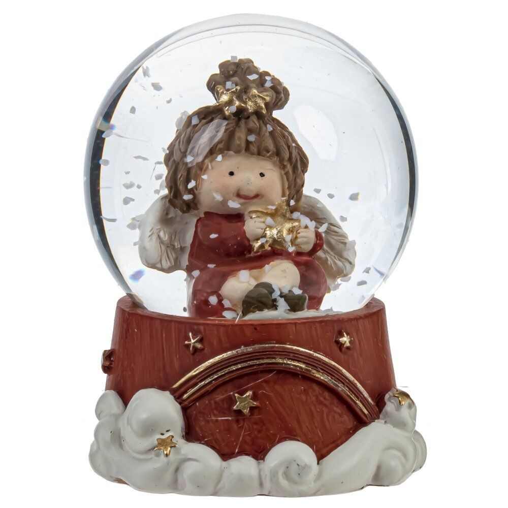 GAEM Фигурка декор в стекл шаре "Ангел", D 4.5 см, L4,5 W4,5 H6 см, 2в.