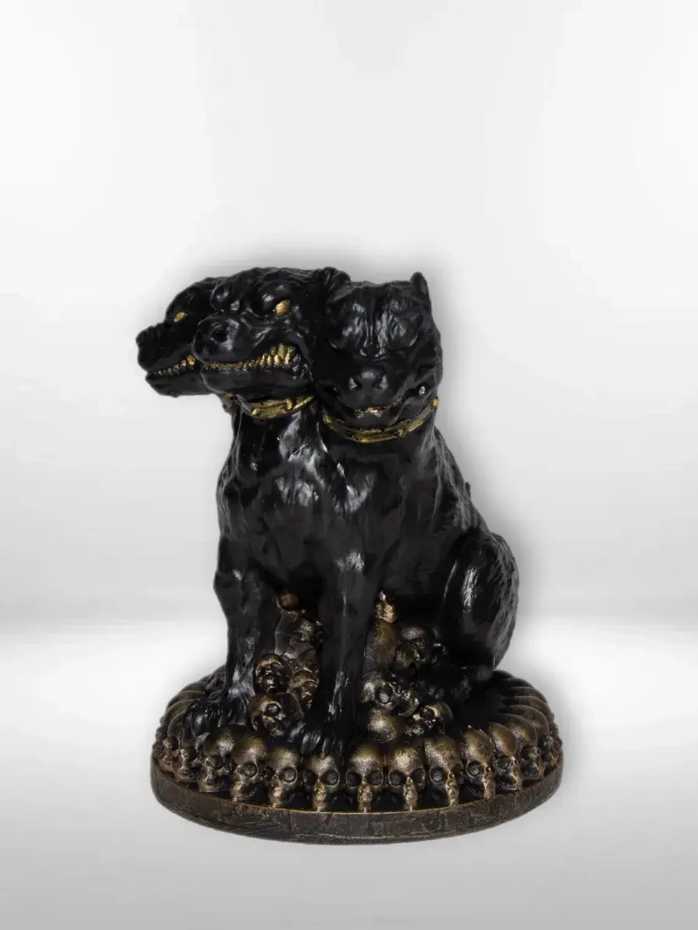 Коллекционная алтарная фигурка статуэтка пес Цербер оберег