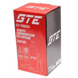 Домкрат бутылочный 5т 207-402мм GTE