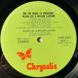 Винтажная виниловая пластинка LP Alvin Lee and Mylon Le Fevre On The Road To Freedom (Japan 1974) (No Obi)