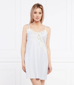 сатиновая ночная рубашка LAUREN RALPH LAUREN - голубой(ILN31684)