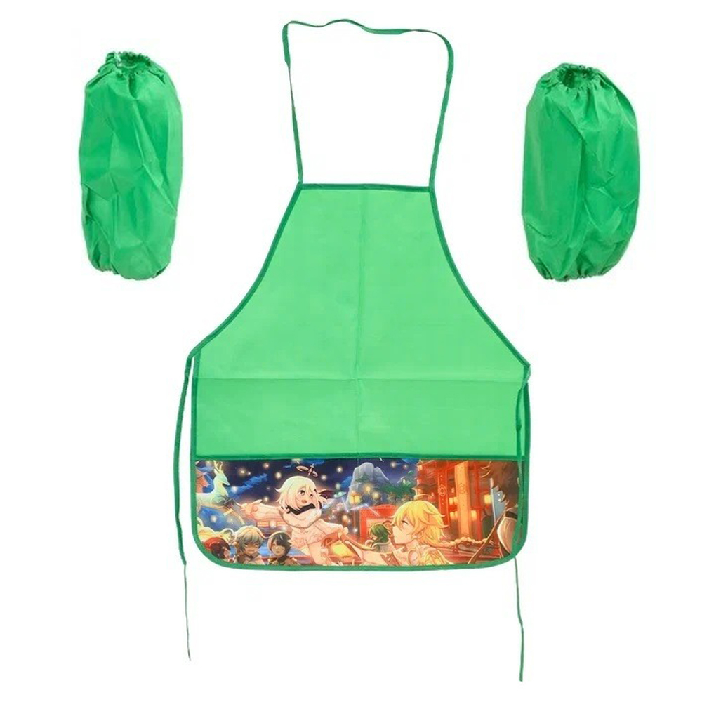 Фартук для труда Basir, с нарукавниками, серия "Аниме", 51*44 см, 2 кармана, цвет ассорти