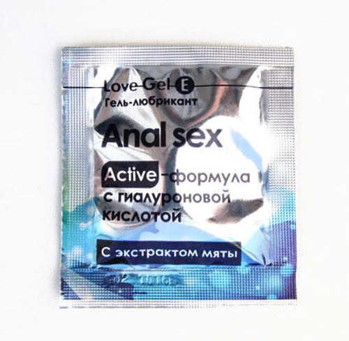 Гель-лубрикант Lovegel E в одноразовой упаковке - 4 гр. (ДО 11/25)