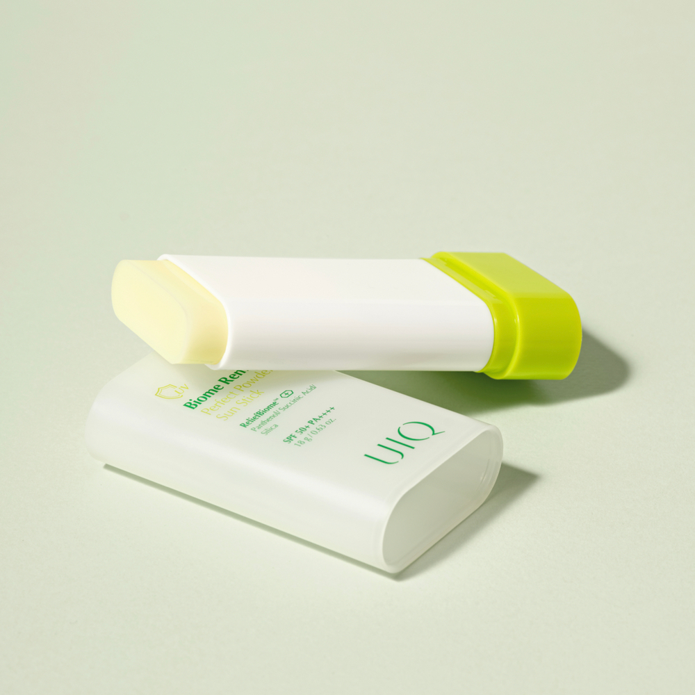 UIQ Biome Remedy Perfect Powdery Sun Stick SPF 50+ PA++++ Пудровый солнцезащитный стик, 18 г