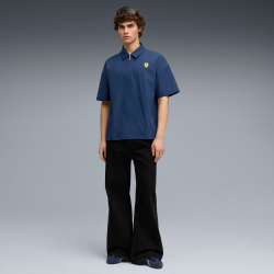 PUMA X SCUDERIA FERRARI МУЖСКОЕ ПОЛО PREMIUM, СИНИЙ