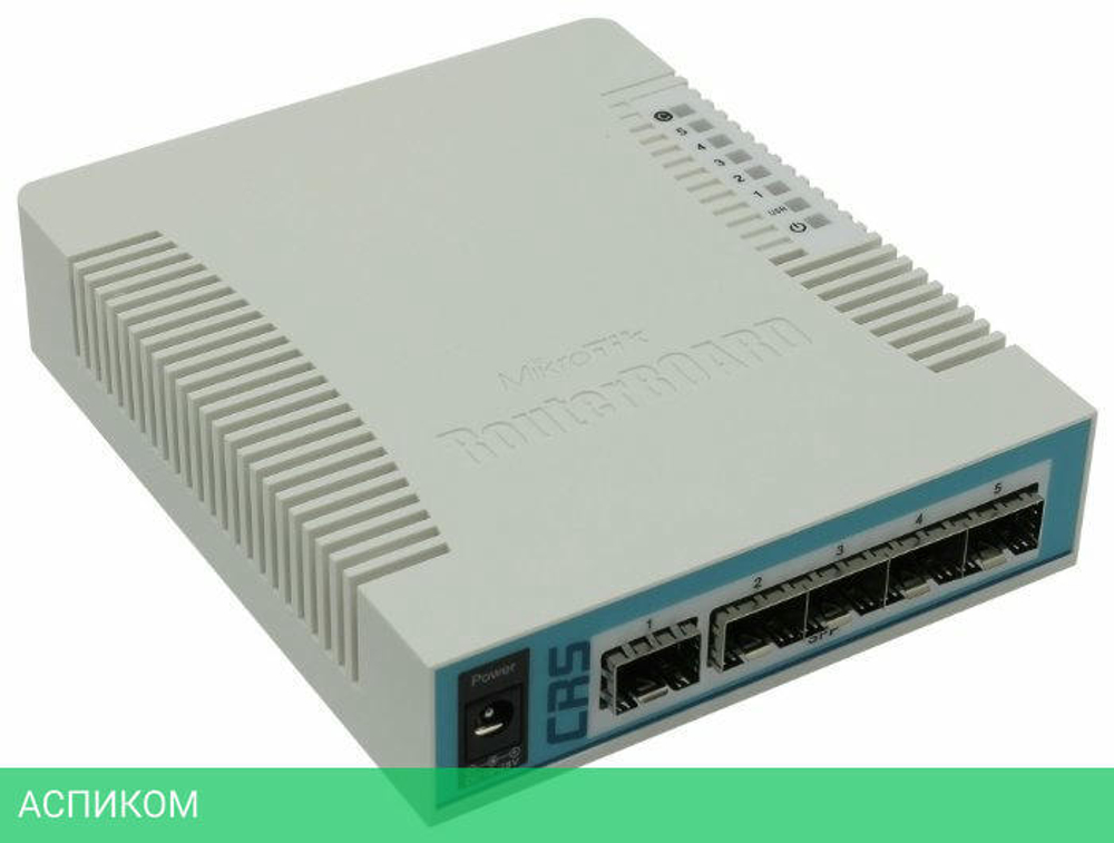 Коммутатор MikroTik CRS106-1C-5S