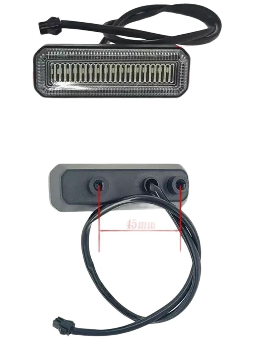 Поворотники 12-60V мигающие кабель 2 метра (2шт) для электровелосипеда